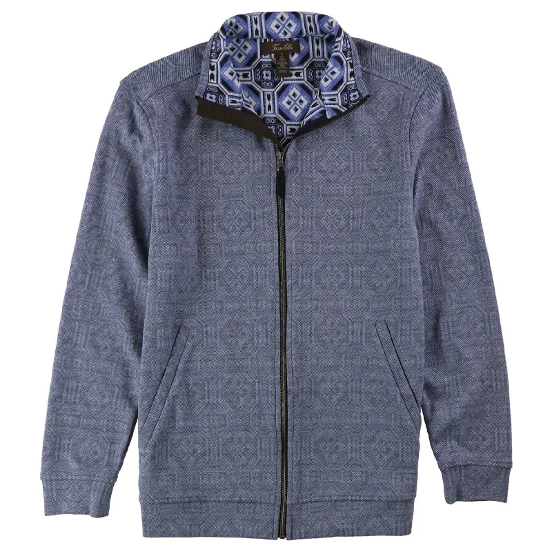 Outdoor Clothing Tasso Elba Mens Graphic Knit Jacket