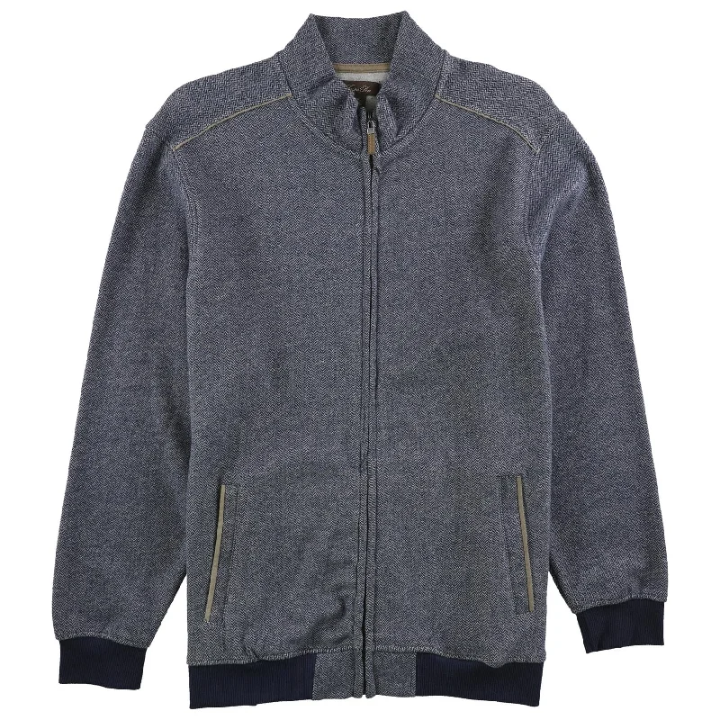 Outdoor Clothing Tasso Elba Mens Colorblocked Jacket, Blue, XX-Large