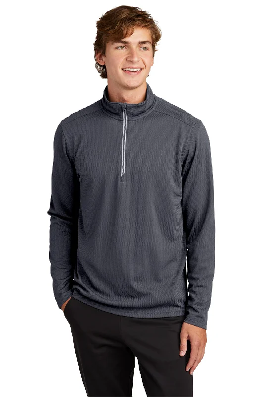 Comfortable Knitwear Sport-Tek Mens Sport-Wick Moisture Wicking 1/4 Zip Sweatshirt - Iron Grey Comfortable Knitwear Sport-Tek Mens Sport-Wick Moisture Wicking 1/4 Zip Sweatshirt - Iron Grey