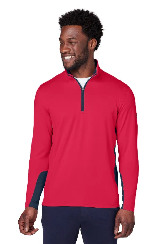 Soft Layers Puma Mens Gamer Moisture Wicking 1/4 Zip Sweatshirt - Ski Patrol Red - Closeout Soft Layers Puma Mens Gamer Moisture Wicking 1/4 Zip Sweatshirt - Ski Patrol Red - Closeout