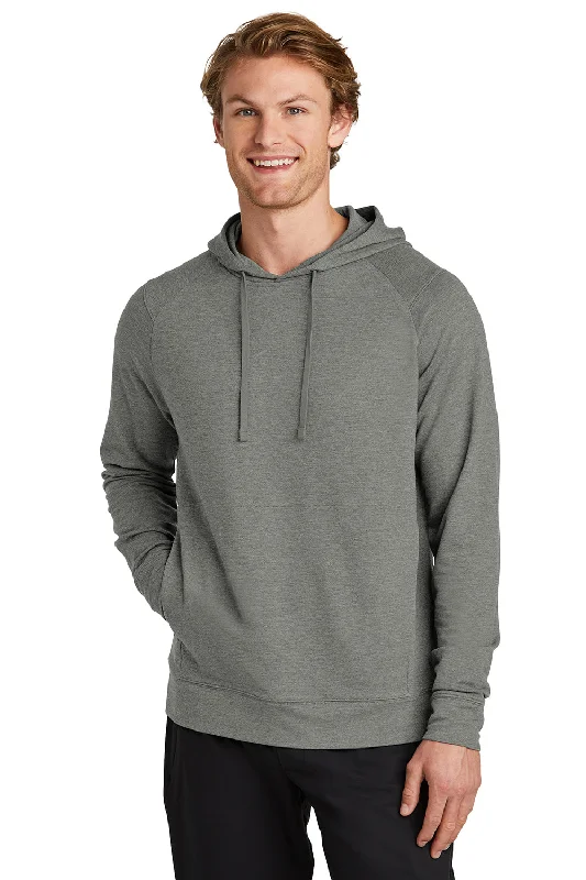 Effortless Gear Sport-Tek Mens Flex Fleece Moisture Wicking Hooded Sweatshirt Hoodie w/ Pockets - Heather Light Grey Effortless Gear Sport-Tek Mens Flex Fleece Moisture Wicking Hooded Sweatshirt Hoodie w/ Pockets - Heather Light Grey