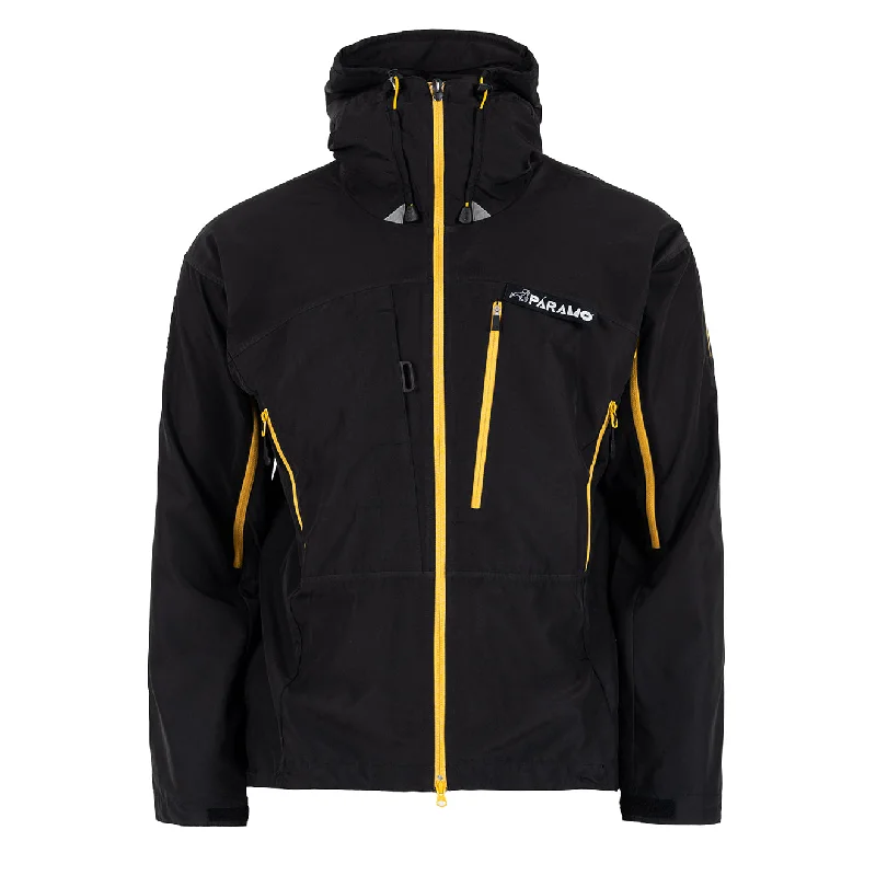 Athletic Gear Paramo Enduro Jacket Black / Gold Zips