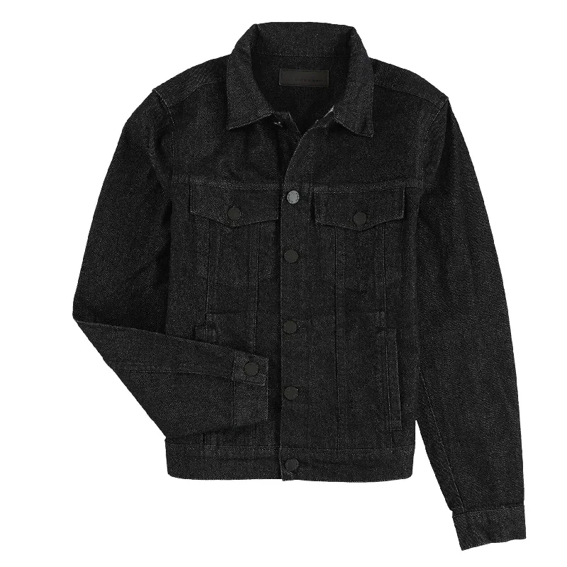 Casual Essentials Articles of Society Mens Jackson Jean Jacket, Black, Medium