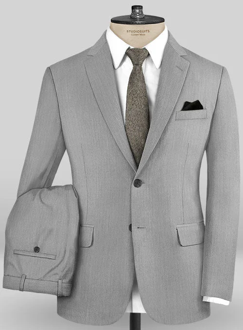 Versatile Knitwear Caccioppoli Sun Dream Lotta Gray Wool Silk Suit