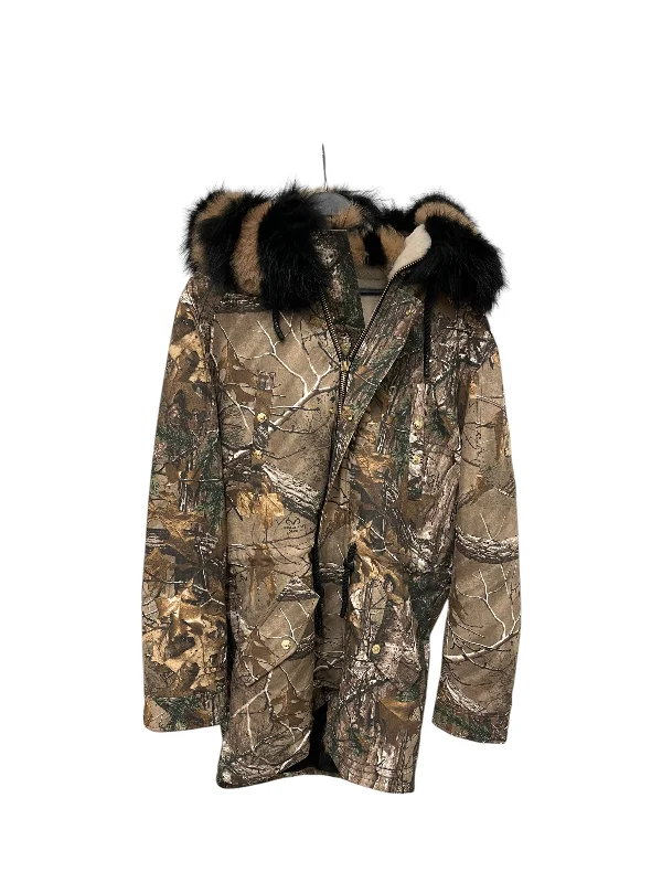 Timeless Apparel MOOSE KNUCKLES/Jacket/XL/Cotton/GRN/Camouflage/REAL CAMO