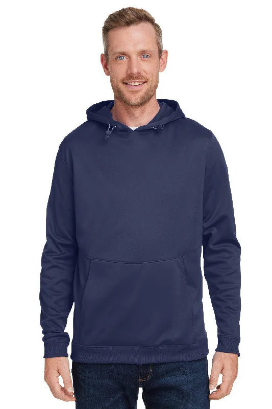 Comfy Suits Under Armour Mens Storm Armourfleece Water Resistant Hooded Sweatshirt Hoodie w/ Pouch Pocket - Midnight Navy Blue Comfy Suits Under Armour Mens Storm Armourfleece Water Resistant Hooded Sweatshirt Hoodie w/ Pouch Pocket - Midnight Navy Blue