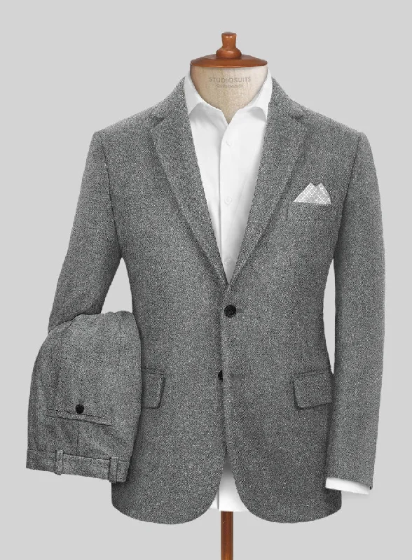 Warm Suits Highlander Light Gray Tweed Suit