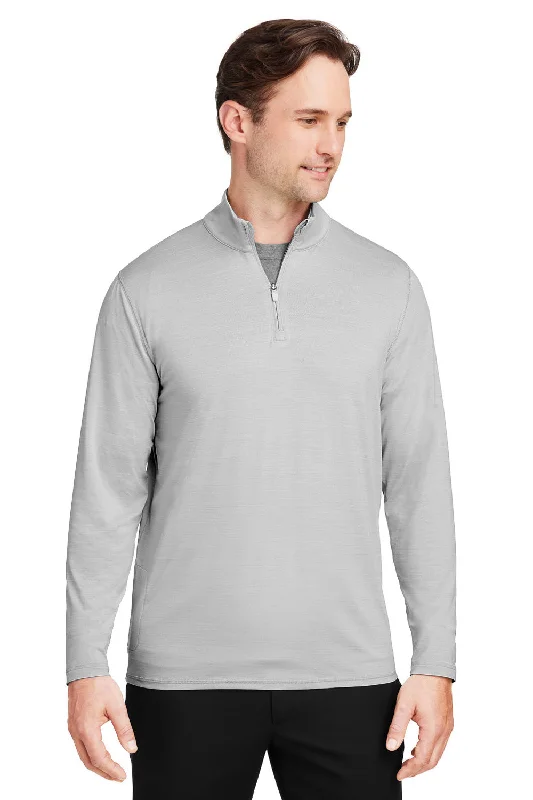 Comfy Sweaters Puma Mens Cloudspun Moisture Wicking 1/4 Zip Sweatshirt - Heather High Rise Grey Comfy Sweaters Puma Mens Cloudspun Moisture Wicking 1/4 Zip Sweatshirt - Heather High Rise Grey