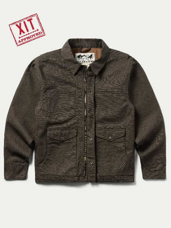 Stylish Tops Zip Canvas Jacket
