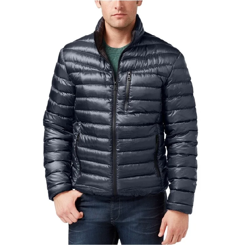 Everyday Comfort I-N-C Mens Down Puffer Jacket, Grey, XX-Large