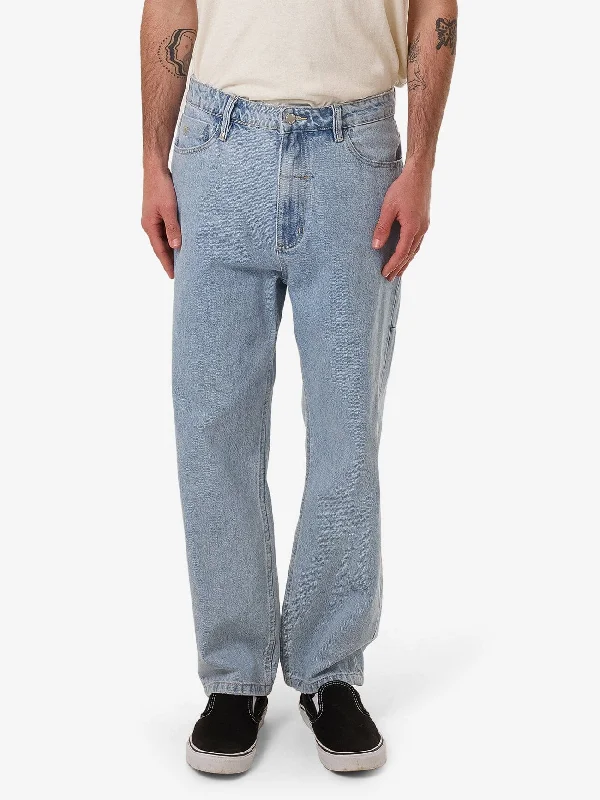 Everyday Comfort Wear Slacker Denim Jean - Ageless Blue