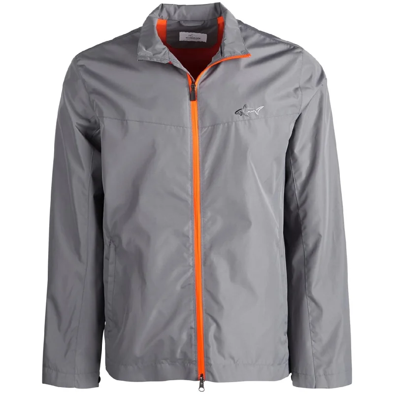 Cozy Essentials Greg Norman Mens Sheridan Jacket, Grey, Small