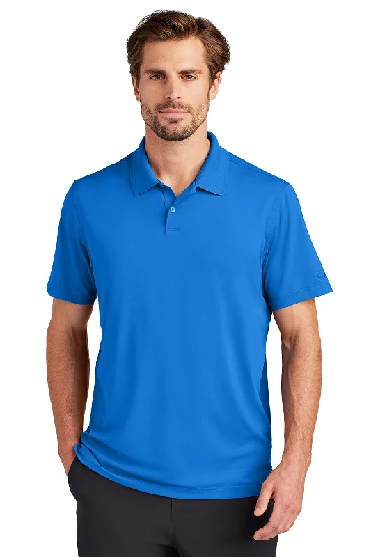 Easy Fit Ogio Mens Regain Moisture Wicking Short Sleeve Polo Shirt - Cobalt Blue