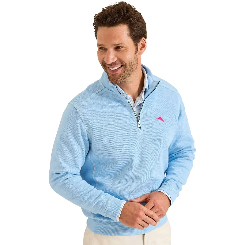 Everyday Comfort Wear Tommy Bahama Tobago Bay Half Zip Sweater - Seabank Sky*