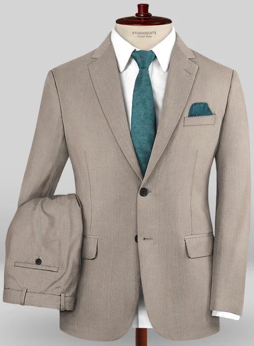 Everyday Comfort Caccioppoli Sun Dream Sinipo Brown Wool Silk Suit