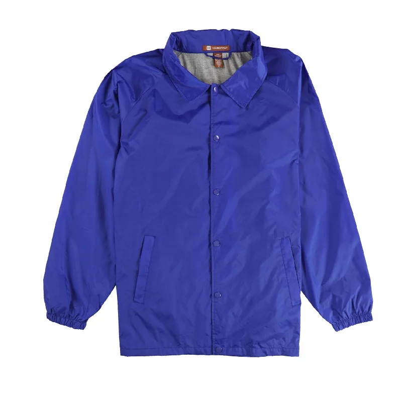 Trendy Apparel Harriton Mens Basic Raincoat, Blue, X-Large