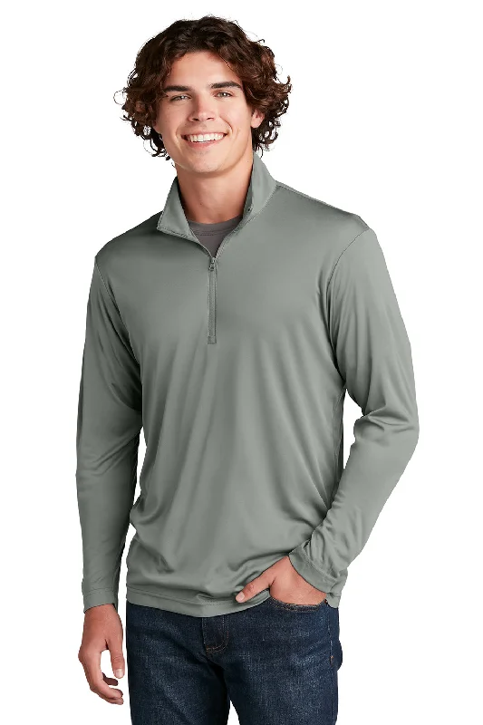 Effortless Gear Sport-Tek Mens Competitor Moisture Wicking 1/4 Zip Sweatshirt - Concrete Grey Effortless Gear Sport-Tek Mens Competitor Moisture Wicking 1/4 Zip Sweatshirt - Concrete Grey