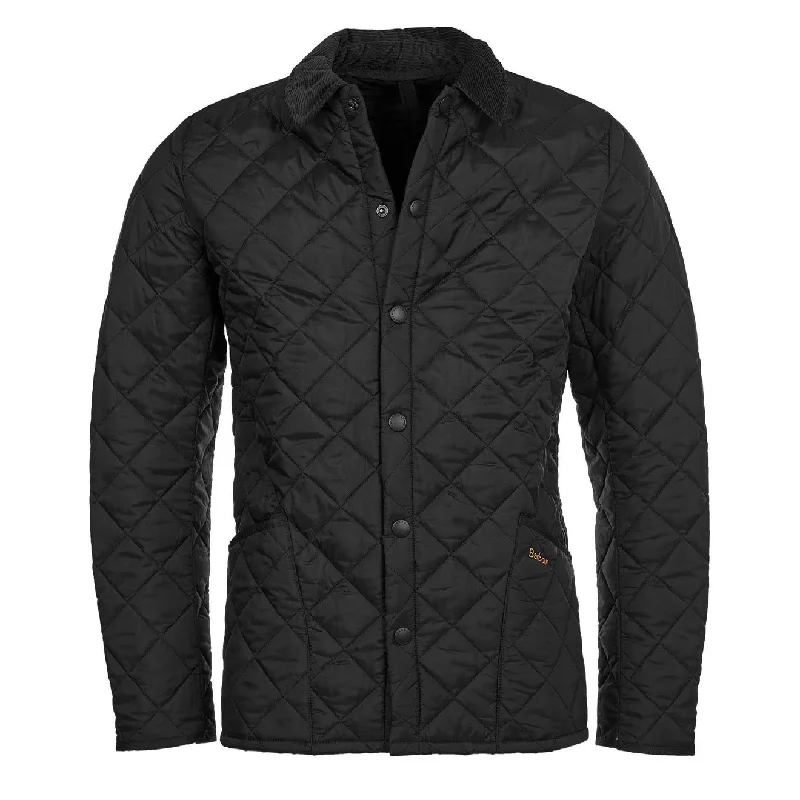 Versatile Wardrobe Barbour Heritage Liddesdale Quilt Jacket Black