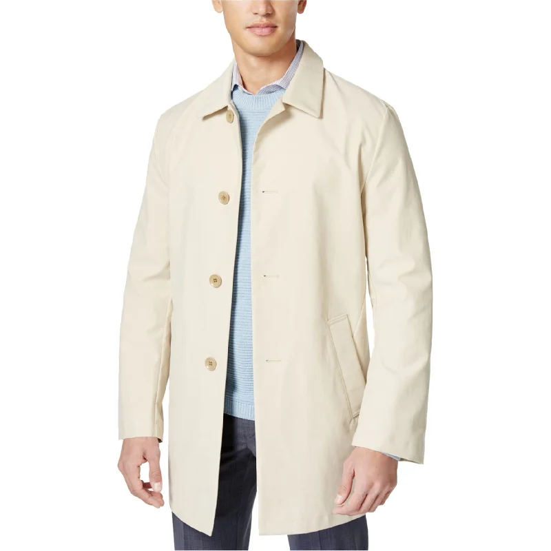 Soft Jackets DKNY Mens Darryl Raincoat, Beige, 40 Short