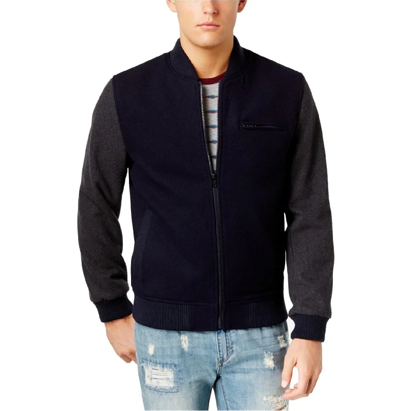 Street Gear American Rag Mens River Bomber Jacket, Blue, Small