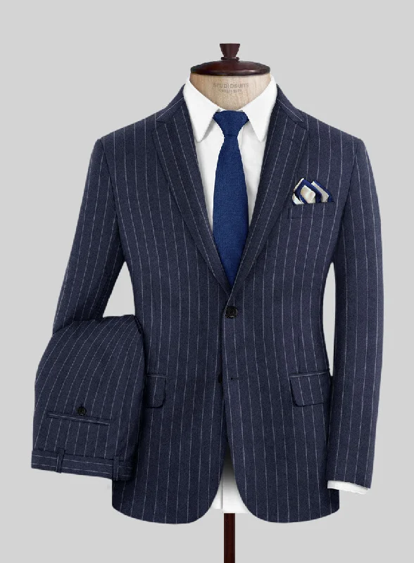 Comfy Hoodies Caccioppoli Reilla Blue Wool Suit