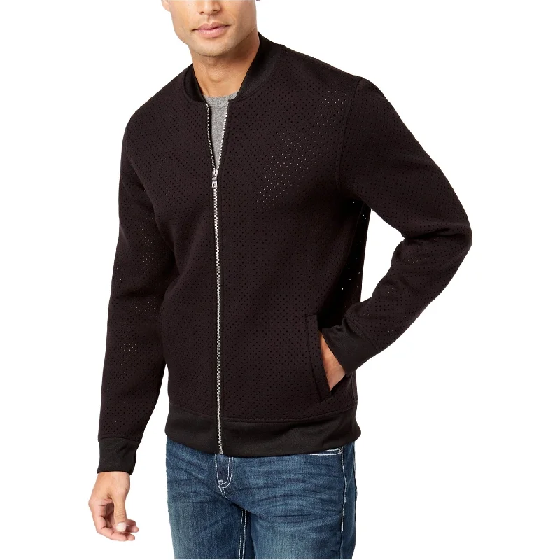 Outdoor Gear I-N-C Mens Textured Jacket, Black, Large