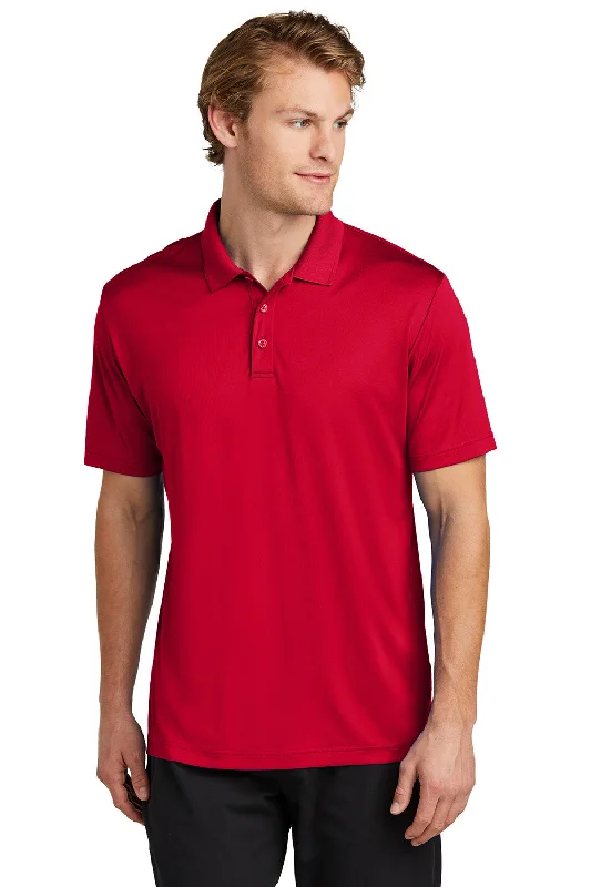 Smart Tops Sport-Tek Mens Moisture Wicking Re-Compete Short Sleeve Polo Shirt - Deep Red Smart Tops Sport-Tek Mens Moisture Wicking Re-Compete Short Sleeve Polo Shirt - Deep Red