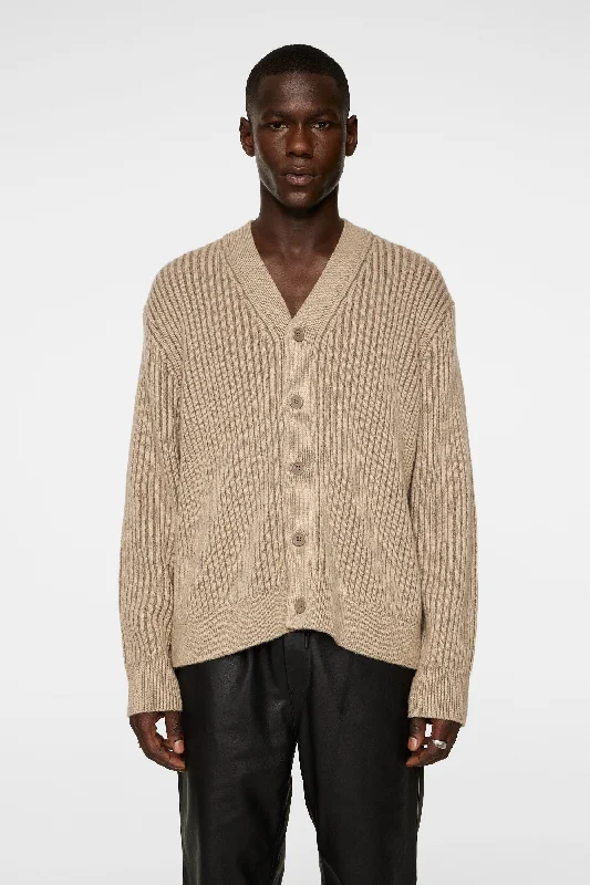 Modern Casuals Twin Plated Knit Cardigan