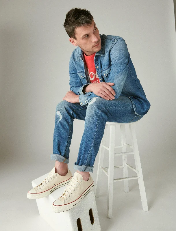 Outdoor Outfits Lucky Brand Men's 410 Athletic Straight