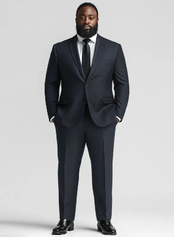 All-Weather Wear Classic Blue Big and Tall Suit