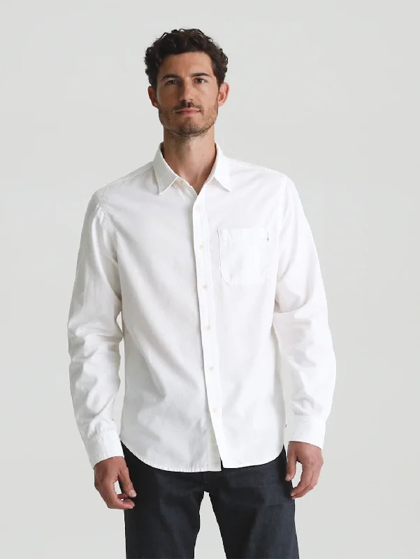 Comfy Outerwear Aiden Dress Shirt - White