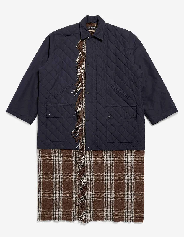 Effortless Gear Balenciaga Blue Layered Parka