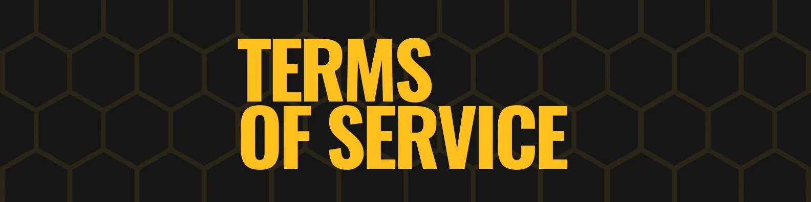 Terms of service We reserve the right to modify services and terms.