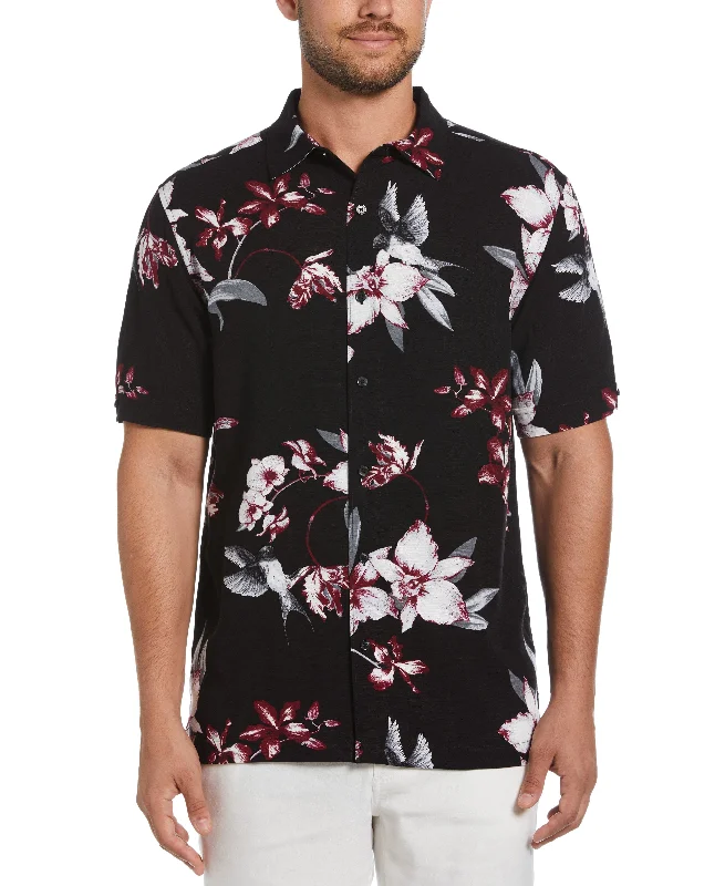 Cool Gear Versatile Shorts Floral Conversational Print Shirt