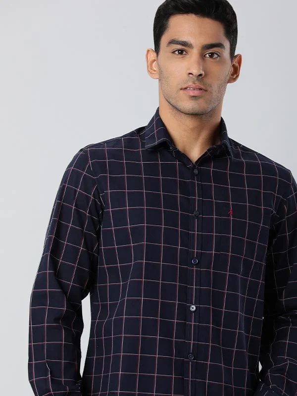Cool Gear Modern Jackets Men Checked Full Sleeve Cotton Shirt