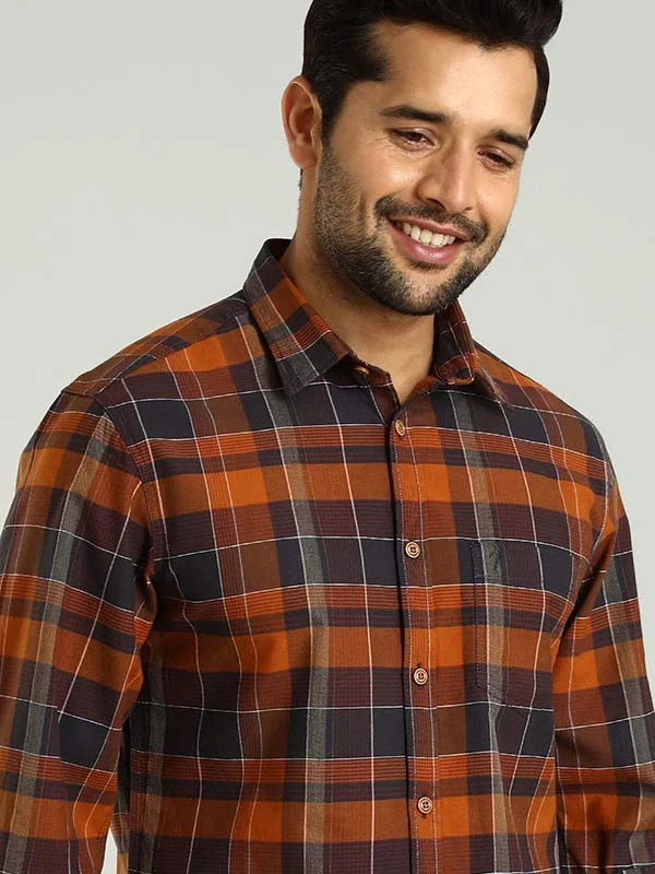 Men Checked Full Sleeve Cotton Shirt