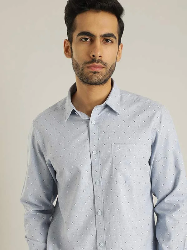 Soft Sweaters Weekend Wear Men Printed Full Sleeve Cotton Shirt