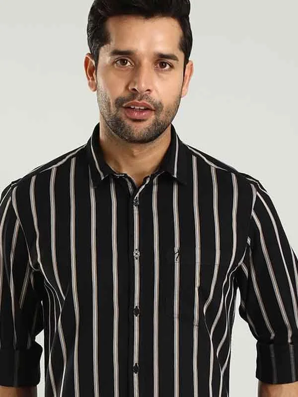 Timeless Apparel Casual Looks Men Striped Full Sleeve Cotton Shirt