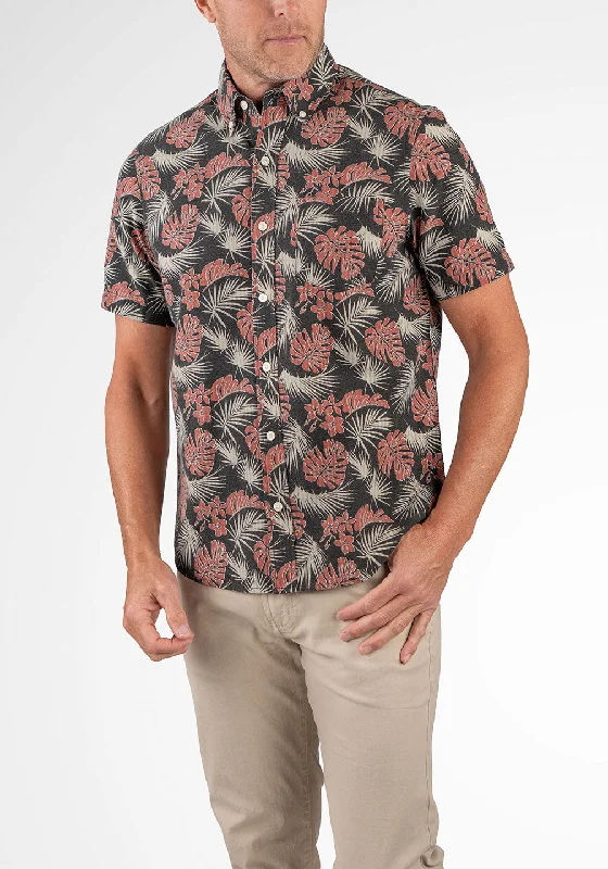 Casual Sneakers Sporty Accessories Seersucker Short Sleeve Shirt