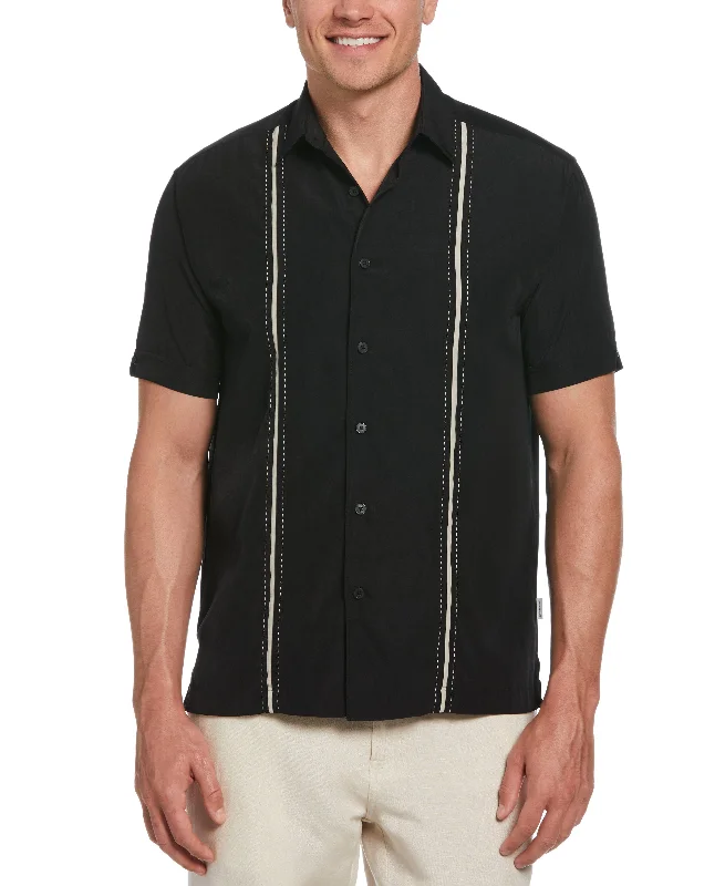 Cozy Essentials Practical Outfits Panel Shirt - Contrast Stitching