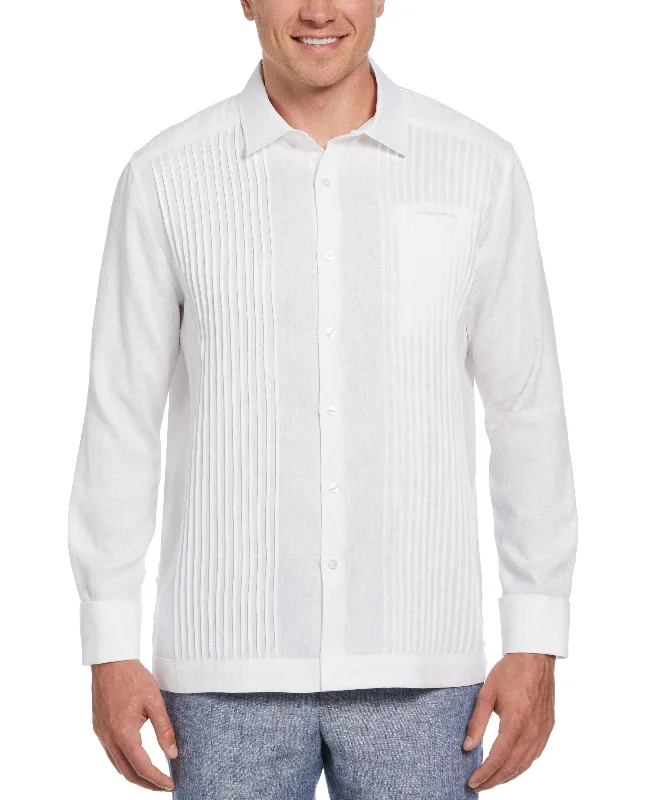 Comfortable Wearables Functional Pants Solid Linen Presidente Guayabera Shirt