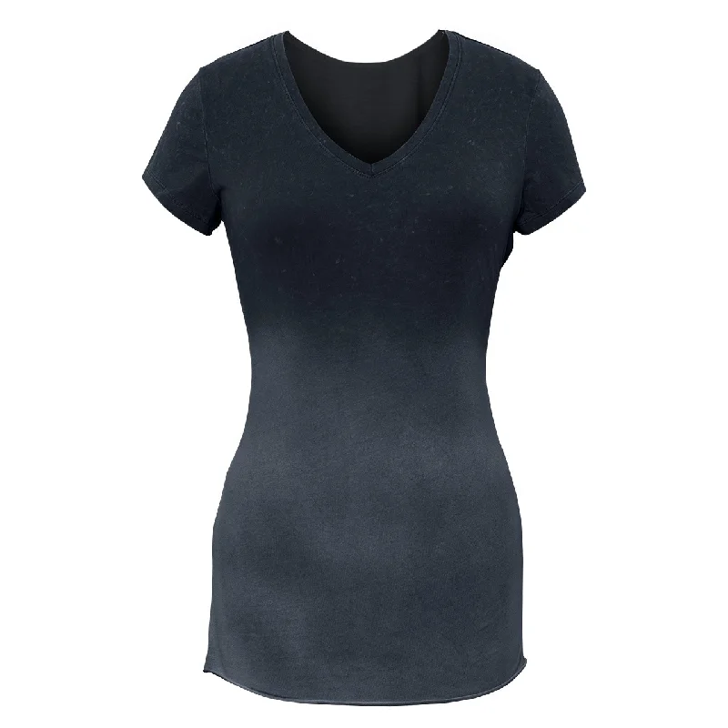 Relaxed Activewear Trendy Jeans VB033/VB133 - Ladies Shredded Back SS Shirt