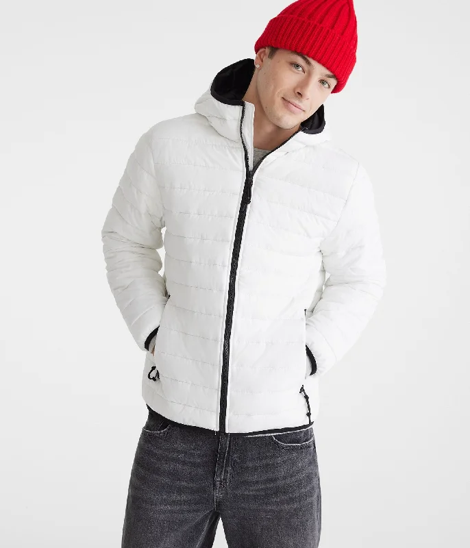 Soft Layers Casual Tops Aeropostale Hooded Midweight Puffer Jacket