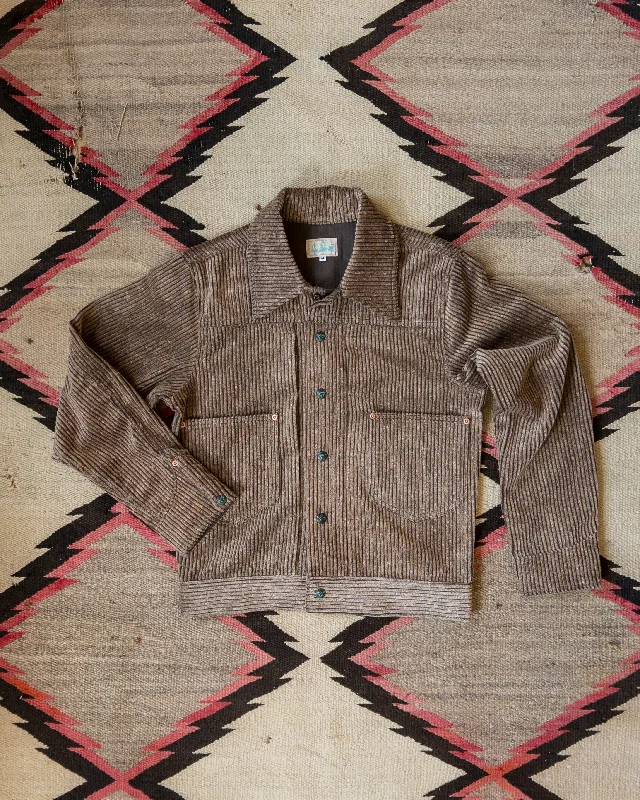 Active Essentials Casual Shorts Donegal Corduroy Ranch Jacket - Rolling Sand