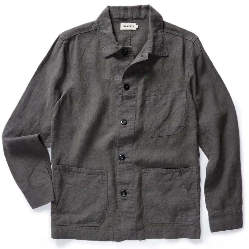 Comfy Outerwear Relaxed Jeans The Ojai Jacket in Granite Hemp