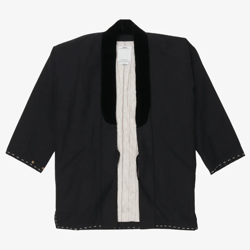 Versatile Outfits Trendy Footwear Dotera Coat Wool Stripe Silk