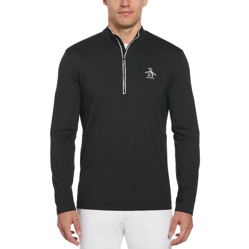 Classic Wear Comfortable Hoodies Technical Earl 1/4 Zip Long Sleeve Golf Sweater
