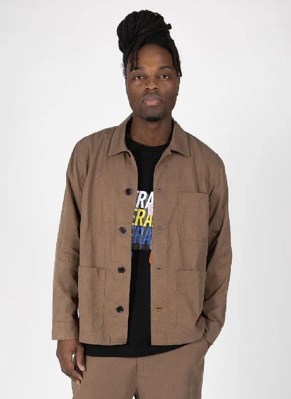 All-Weather Wear Bold Shirts Worker Shacket