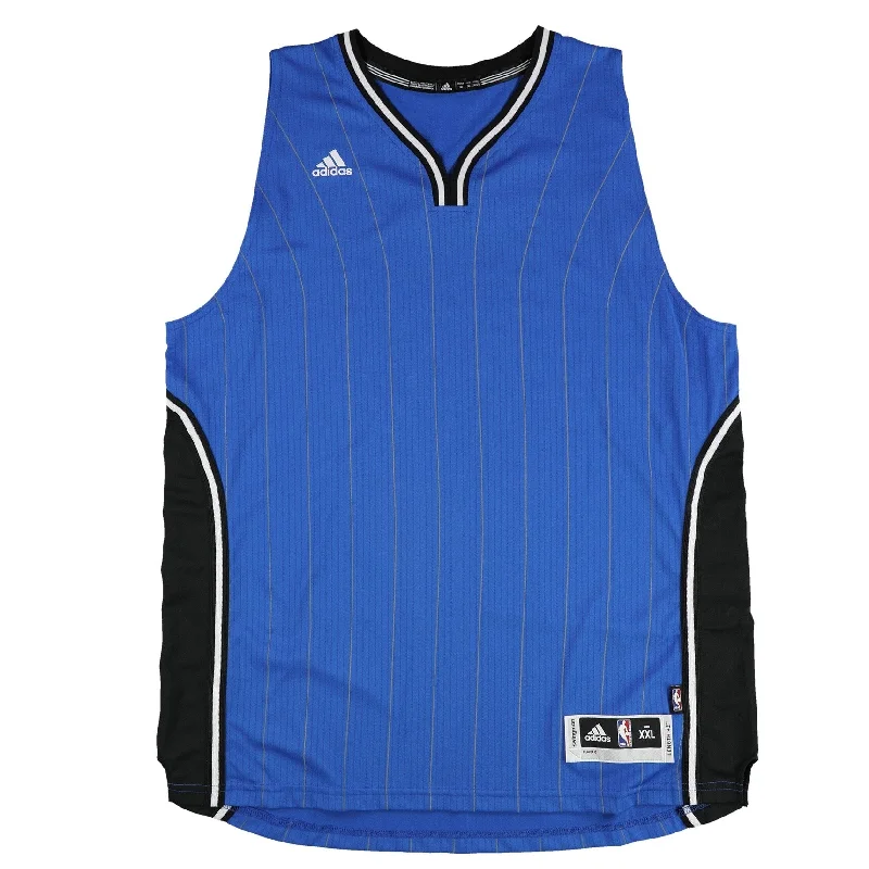 Adidas Mens Blank NBA Jersey, Blue, XX-Large