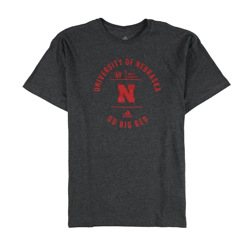 Adidas Mens University Of Nebraska Graphic T-Shirt